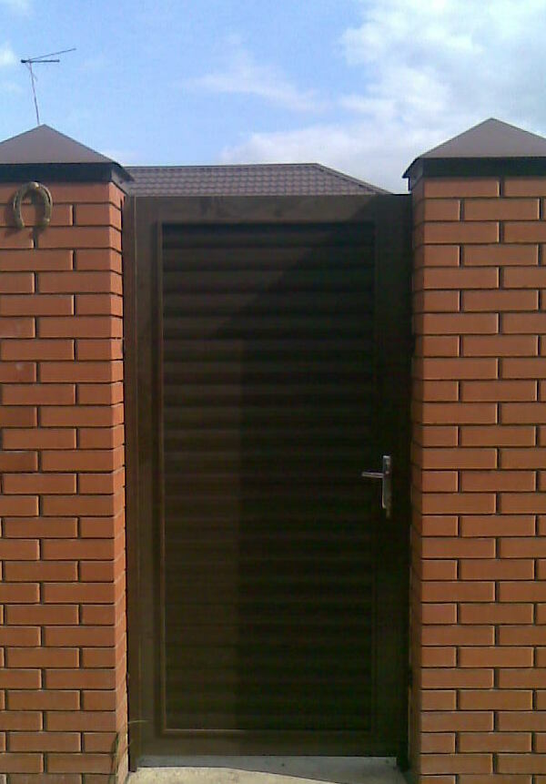 забор калитка калитка алюминиевая